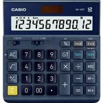 Casio DH-12ET stolní kalkulačka tmavě modrá Displej (počet míst): 12 solární napájení (d x š) 101 mm x 159 mm
