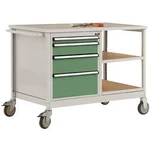 Mobilní dílenském model 1 s naolejovaná multiplex kryt 30 mm Šxhxv 1135 x 590 x 810 mm Manuflex MW2001.6011 MW2001.6011