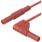 SKS Hirschmann MLS WG 50/2,5 rt bezpečnostní měřicí kabely [lamelová zástrčka 4 mm - lamelová zástrčka 4 mm] červená, 0.50 m