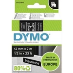 Páska do štítkovače DYMO 45021 (S0720610), 12 mm, D1, 7 m, bílá/černá