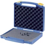 Plastový kufr s pěnovou výplní, 245 x 220 x 50 mm, modrá