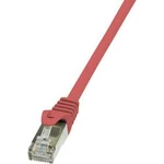 Síťový kabel RJ45 LogiLink CP1054S, CAT 5e, F/UTP, 2.00 m, červená