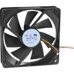 Axiální ventilátor KM121225LS(1A1) KM121225LS(1A1), 12 V/DC, 18 dB, (d x š x v) 120 x 120 x 25 mm