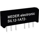 Relé s jazýčkovým kontaktem StandexMeder Electronics SIL12-1A72-71D, 3312100171, 1 spínací kontakt, 12 V/DC, 0.5 A, 10 W, SIL-4