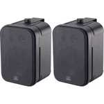 Venkovní reproduktor Renkforce RF-4243443 Control 250, IP54, černá, 1 pár