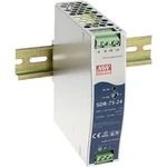 Síťový zdroj na DIN lištu Mean Well SDR-75-48, 1 x, 48 V/DC, 1.6 A, 76 W