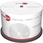DVD-R 4.7 GB Primeon 2761204, stříbrný matný povrch, 50 ks, vřeteno