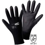Pracovní rukavice L+D worky MICRO black Nylon-PU 1151-XXL, velikost rukavic: 11, XXL