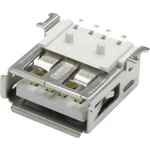 Vestavná zásuvka USB-A SMD 90G zásuvka, vestavná horizontální econ connect UBU2AWS 1 Port, 1 ks
