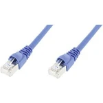 Síťový kabel RJ45 Telegärtner L00000A0084, CAT 6A, S/FTP, 1.00 m, modrá