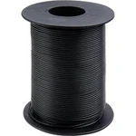 Spojovací drát 1 x 0.20 mm², vnější Ø 0.50 mm, černá, 100 m