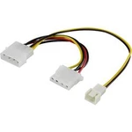 Adaptérový kabel pro PC větrák Renkforce RF-4212180, 20.00 cm, černá, červená, žlutá