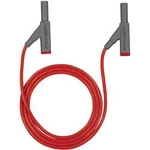 Beha Amprobe 307112 bezpečnostní měřicí kabely [4 mm zástrčka - 4 mm zástrčka] červená, 2.00 m