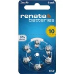 Knoflíkový článek ZA 10 zinko-vzduchová Renata Hearing Aid PR70 105 mAh 1.4 V 6 ks