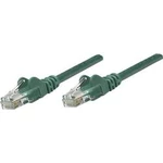 Síťový kabel RJ45 Intellinet 342476, CAT 6, U/UTP, 1.00 m, zelená