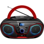 CD-rádio Silva Schneider MPC 19.4 USB, AUX, CD, USB, černá, červená