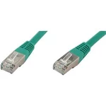Síťový kabel RJ45 econ connect F6TP15GN, CAT 6, S/FTP, 15.00 m, zelená