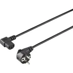 Síťový kabel s IEC zásuvkou Basetech 1886921, 1.50 m, černá