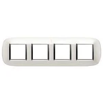 Legrand rám Axolute stříbrná HB4802M4SAN