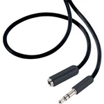 Jack audio prodlužovací kabel SpeaKa Professional SP-7870476, 0.50 m, černá