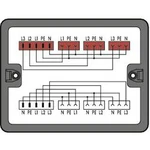 Rozvodný box WAGO 25 A, 400 V, černá, 1 ks