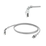 Síťový kabel RJ45 Weidmüller 1233160030, CAT 6A, S/FTP, 3.00 m, šedá