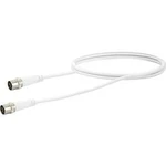 Antény, SAT kabel Schwaiger KDAK15 532, 10 dB, čtyřžilový stíněný, 1.50 m, bílá
