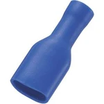 Faston zásuvka TRU COMPONENTS 1572192 2.8 mm x 0.5 mm, 180 °, plná izolace, modrá, 50 ks