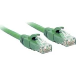 Síťový kabel RJ45 LINDY 48049, CAT 6, U/UTP, 3.00 m, zelená