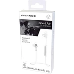 Vivanco SPORT AIR FITNESS W Bluetooth športové #####In Ear Headset  odolný proti potu biela