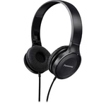 Panasonic RP-HF100ME   slúchadlá On Ear na ušiach zložiteľná, Headset čierna