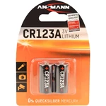 Ansmann CR17335 fotobatéria  CR-123A lítiová 1375 mAh 3 V 2 ks