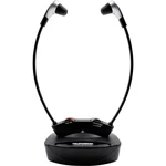 Telefunken T90121 bezdrôtové Hi-Fi štupľové slúchadlá do uší so základnou stanicou Bluetooth®, regulácia hlasitosti čier