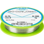 Felder Löttechnik ISO-Core "Clear" Sn100Ni+ spájkovací cín cievka Sn99,25Cu0,7Ni0,05 0.100 kg 0.75 mm