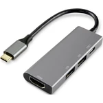 Renkforce RF-4366436 USB-C ™ mini dokovacia stanica Vhodné pre značky: univerzálny  vr. funkcia nabíjania