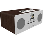 Denver MIR-260 internetové stolný rádio DAB+, FM AUX, Bluetooth, CD, NFC, internetové rádio   drevo (tmavé)