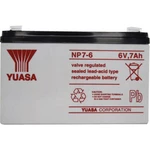 Yuasa NP7-6 NP7-6 olovený akumulátor 6 V 7 Ah olovený so skleneným rúnom (š x v x h) 151 x 97 x 34 mm plochý konektor 4,