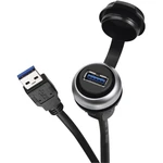 Inštalačná krabica USB 3.0 zásuvka, vstavateľná 490113.0150  490113.0150 Lütze Množstvo: 1 ks