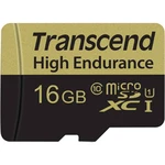 Transcend High Endurance pamäťová karta micro SDHC 16 GB Class 10 vr. SD adaptéru