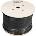 Digitus DK-1741-VH-10-OD sieťový kábel ethernetový CAT 7 S/FTP 4 x 2 x 0.25 mm² čierna (RAL 9005) 1000 m