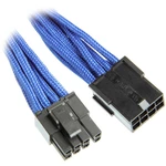 Bitfenix napájací predlžovací kábel [1x PCI-E zástrčka 8-pólová (6+2) - 1x PCI-E zásuvka 8-pólová] 45.00 cm modrá, čiern