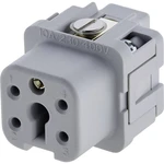 Amphenol C146 10B004 002 4-1 konektorová vložka, zásuvka Heavy | mate® C146 Počet kontaktov 4 + PE 1 ks