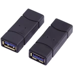 LogiLink USB 3.0 adaptér [1x USB 3.2 gen. 1 zásuvka A - 1x USB 3.2 gen. 1 zásuvka A] AU0026 pozlátené kontakty