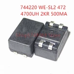 10PCS/LOT 744220 WE472 2X4.7MH 0.5A 500VAC 80V 9.2X6X5MM inductor