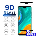 3/5Pcs 9D Tempered Glass film for Huawei Y9 2018 Y9A Y9S Y8P Y8S Y7 Pro 2019 Y7A Y7P Y6 Prime Y6P Y5 Lite Phone Screen Protector