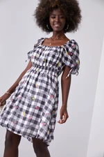 Beautiful black plaid dress