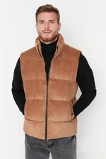Trendyol Camel Men Regular Fit Corduroy Vest.