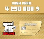 Grand Theft Auto Online - $4,250,000 The Whale Shark Cash Card PC Activation Code