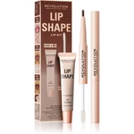 Makeup Revolution Lip Shape Kit sada na pery odtieň Coco Brown 1 ks