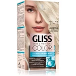 Schwarzkopf Gliss Color permanentná farba na vlasy odtieň 11-11 Ultra Light Titanium Blonde 1 ks